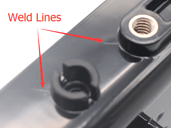 injection molding weld line