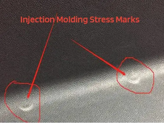 injection molding stress marks